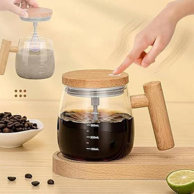 400ml Self-Stirring Automatic Rechargeable Glass Mixing Cup (With Box Packing)