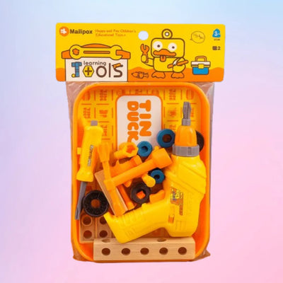 Tool Box with Electric Drill – Kids Construction Toy Set